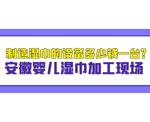 制造濕巾的設備多少錢一臺？安徽嬰兒濕巾加工現場