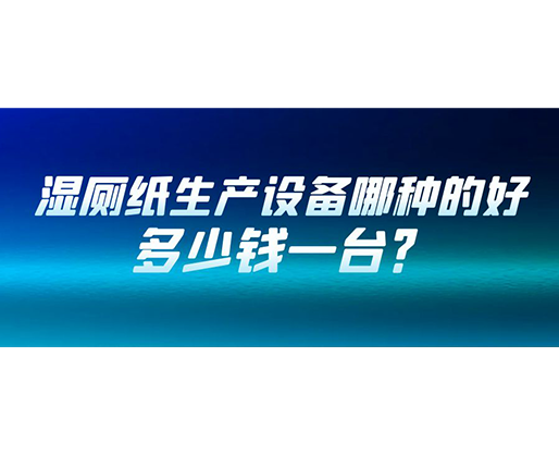 濕廁紙生產(chǎn)設(shè)備哪種的好？多少錢一臺？