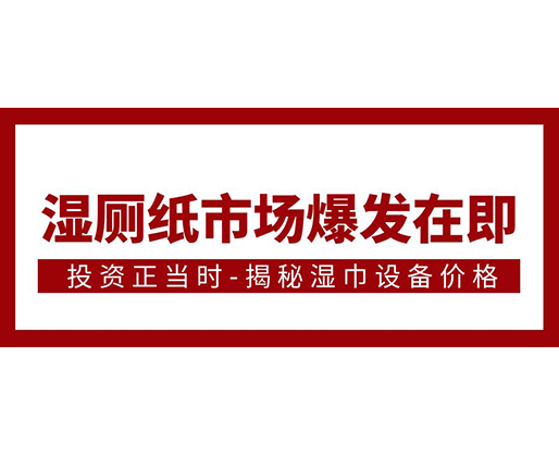 濕廁紙市場爆發(fā)在即，投資正當(dāng)時-揭秘濕巾設(shè)備價格